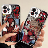 Marvel Spider-Man Clear Shockproof iPhone Case
